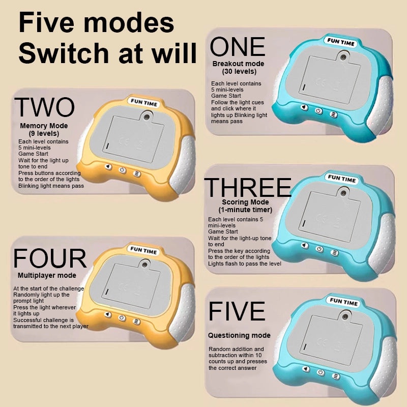 Kids Game Console Toy Ages 7-16 | Educational Plastic Geometric Puzzle | Children's Games & Toys