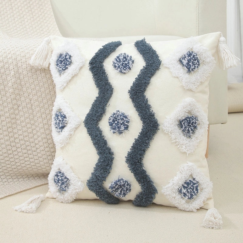 Striped Minimalist Canvas Pillow Covers for Couch and Sofa | Home Decor Accessories