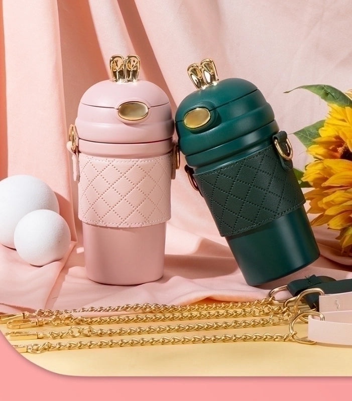 Stylish Multicolor Stainless Steel Water Bottle for Casual Vacation | Travel Accessories & Drinkware