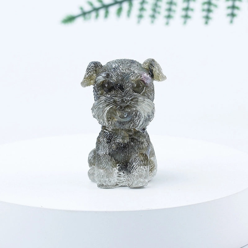 Adorable Dog Shaped Crystal Figurines for Home Decor|Decorative Figurines