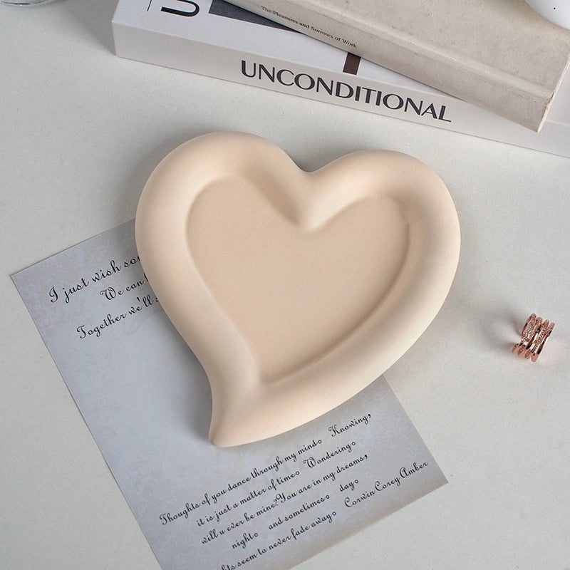 Love Flower Jewelry Display Plate for Photography Props Nail Art Small Objects Background|Photography Props