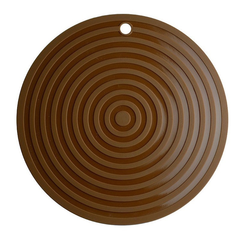 Round Silicone Heat Insulation Mat 18/24/30cm Non-Slip Casserole Bowl Placemat | Kitchen Accessories