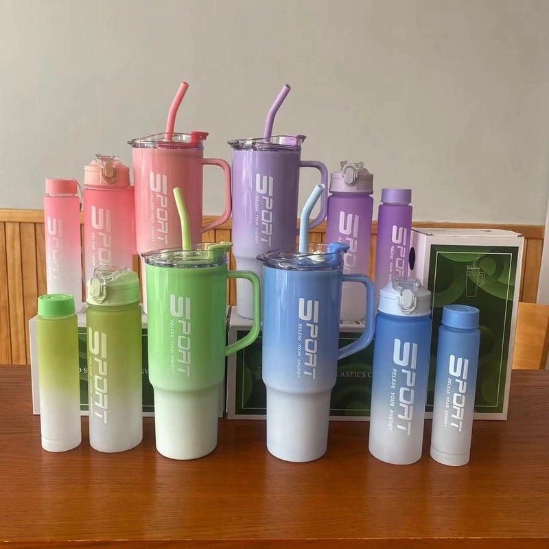 Stylish Solid Color PC Water Bottle - Durable & Lightweight | Sports & Outdoors Accessories