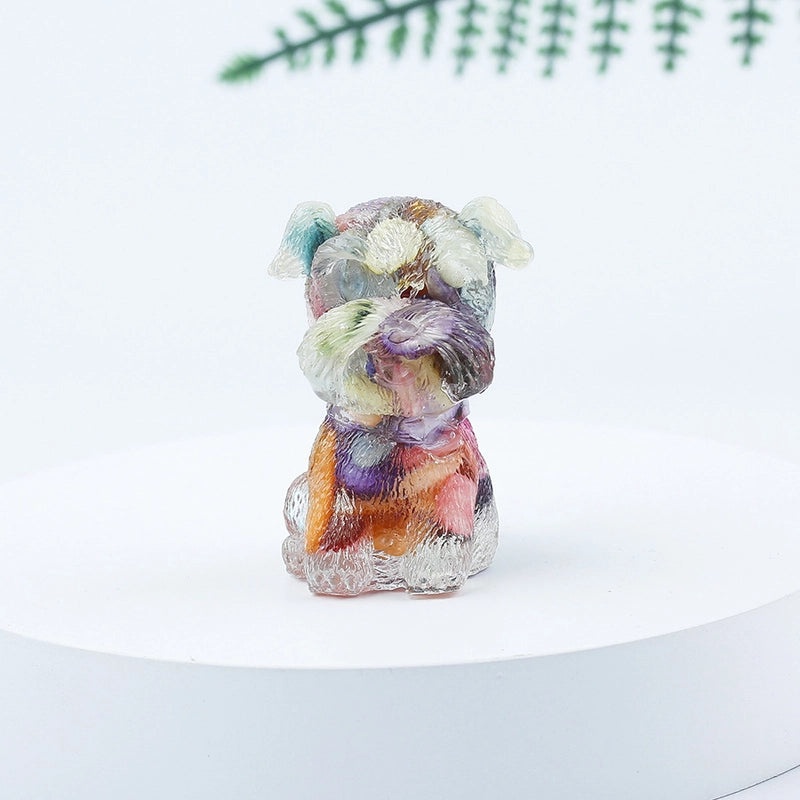 Adorable Dog Shaped Crystal Figurines for Home Decor|Decorative Figurines