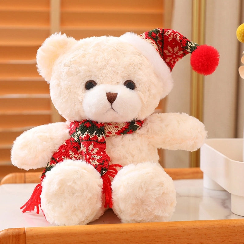 Christmas Plush Bear Stuffed Animal Soft PP Cotton Toy Gift for Kids|Stuffed Animals & Plush Toys