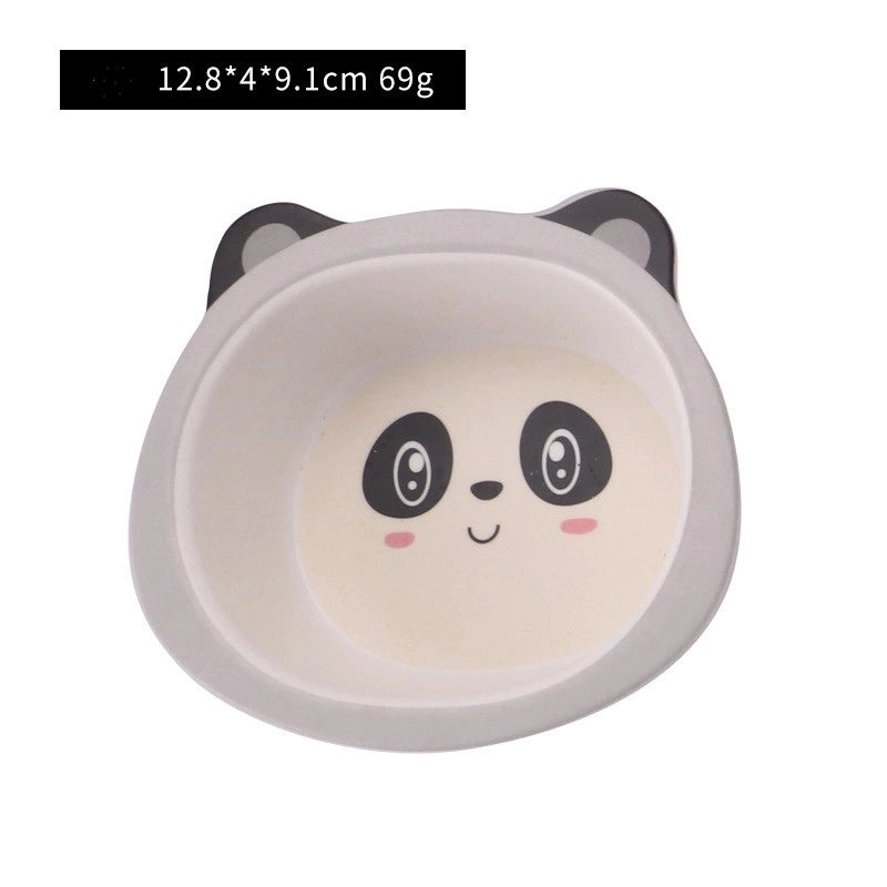 Adorable Cartoon Bamboo Fiber Kids Tableware Single Piece|Kitchen & Dining