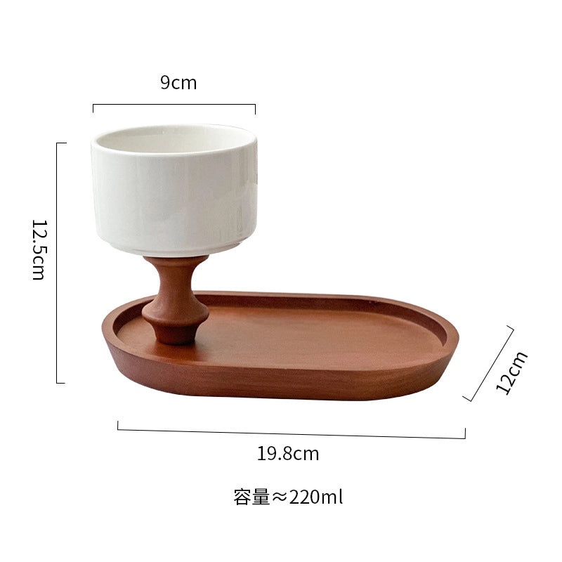 Simple Solid Color Ceramic Cup for Casual Vacation Use | Drinkware & Mugs