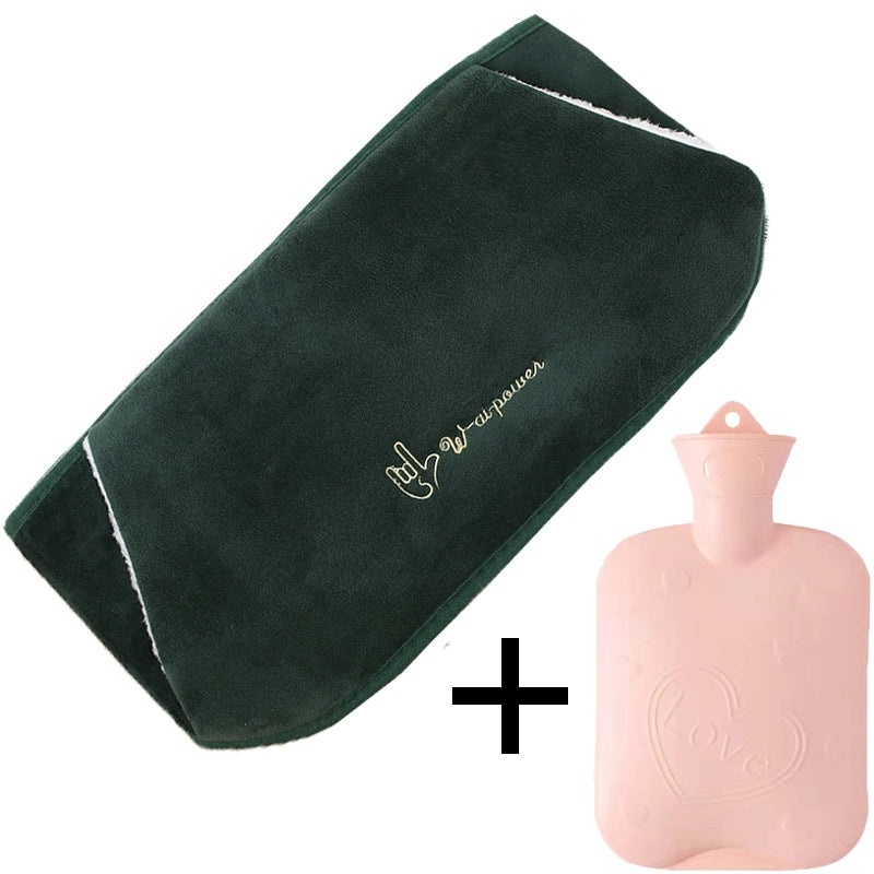 Plush Hot Water Bag with Protective Belt for Waist and Hands Warmth | Home & Personal Care