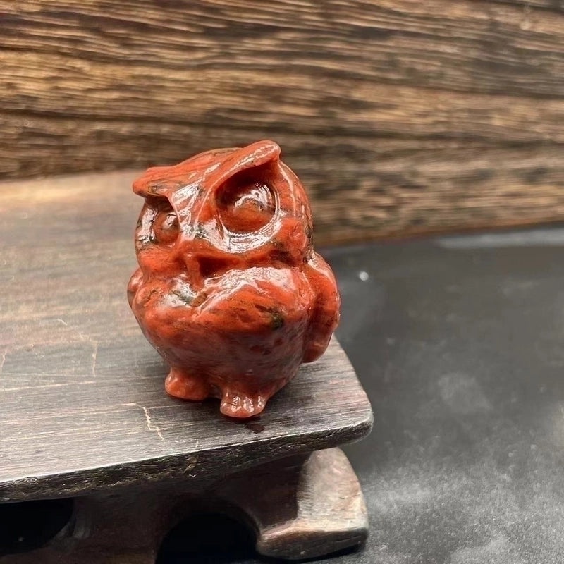 Vintage Style Owl Natural Stone Ornament for Home Decor|Home Decor & Accessories