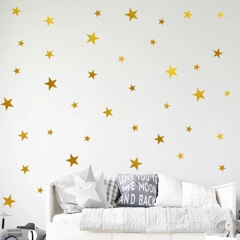 Minimalist Solid Color Star Wall Decals|Home Decor Wall Stickers
