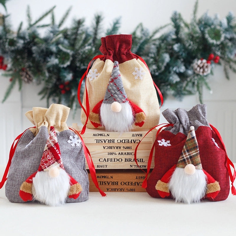 Christmas Cartoon Party Gift Bags Festival Wrapping Supplies | Party Supplies & Gift Wrap