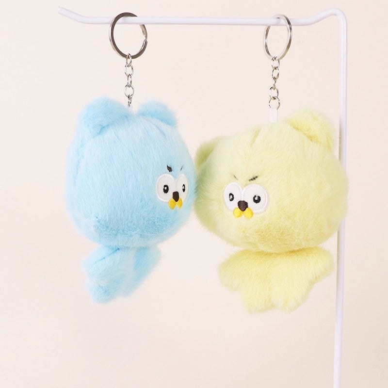Cute Angry Chicken Plush Toy Keychain for Claw Machine | Plush Toys & Keychains