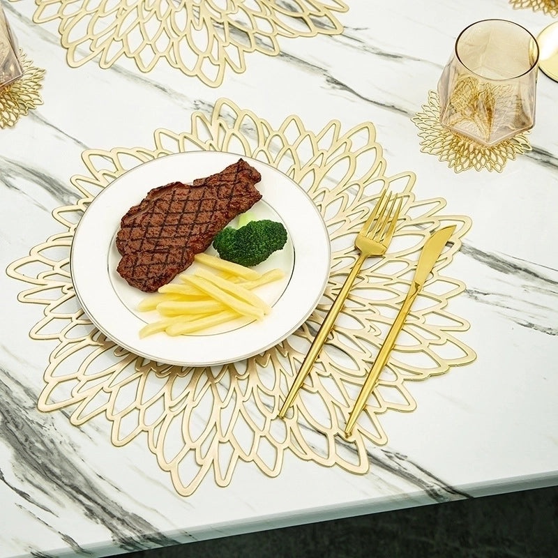Stylish Floral Design Plastic Placemat for Dining Table|Home & Kitchen Tableware