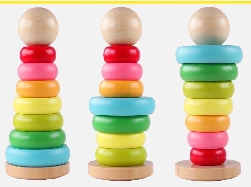 Wooden Building Blocks for Toddlers Ages 3-6 | Educational Toys & Learning Blocks