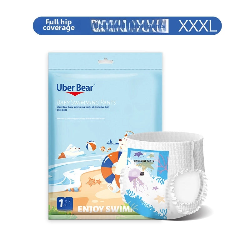 Uber Bear Baby Swimming Diapers Waterproof Disposable Pull-up Pants for Infants | Baby Swimwear & Diapers