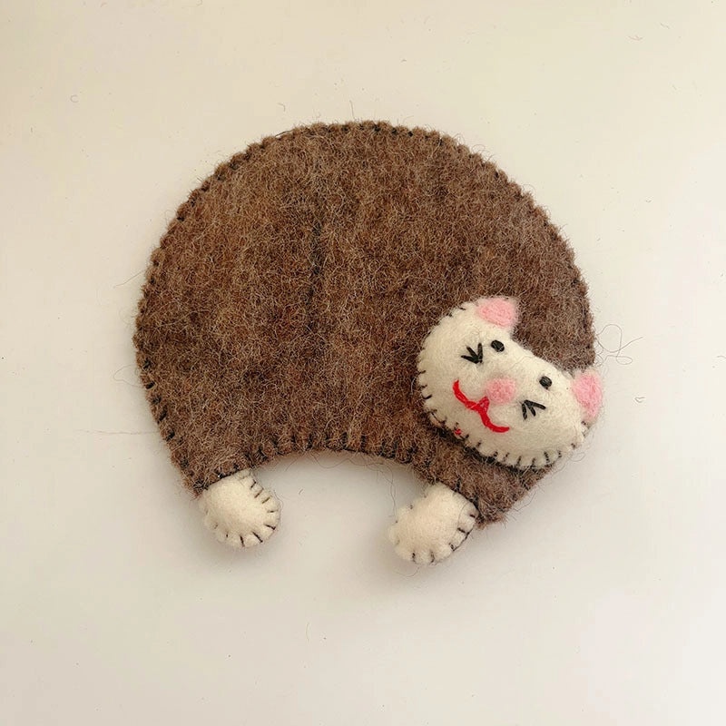 Adorable Cartoon Wool Felt Decoration 1 Piece|Home Decor Accessories