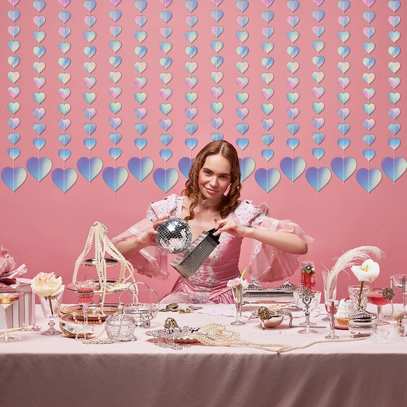 Valentine's Day Heart Shaped Minimalist Paper Hanging Decoration | Home Decor