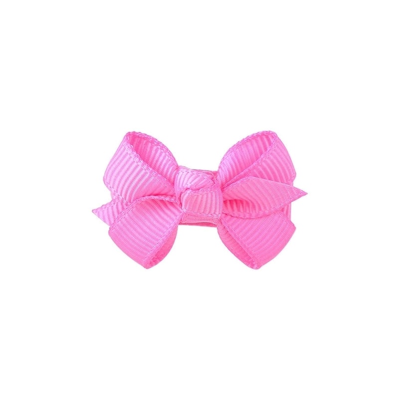 Classic Solid Color Baby Bow Hair Clips Set|Baby Accessories