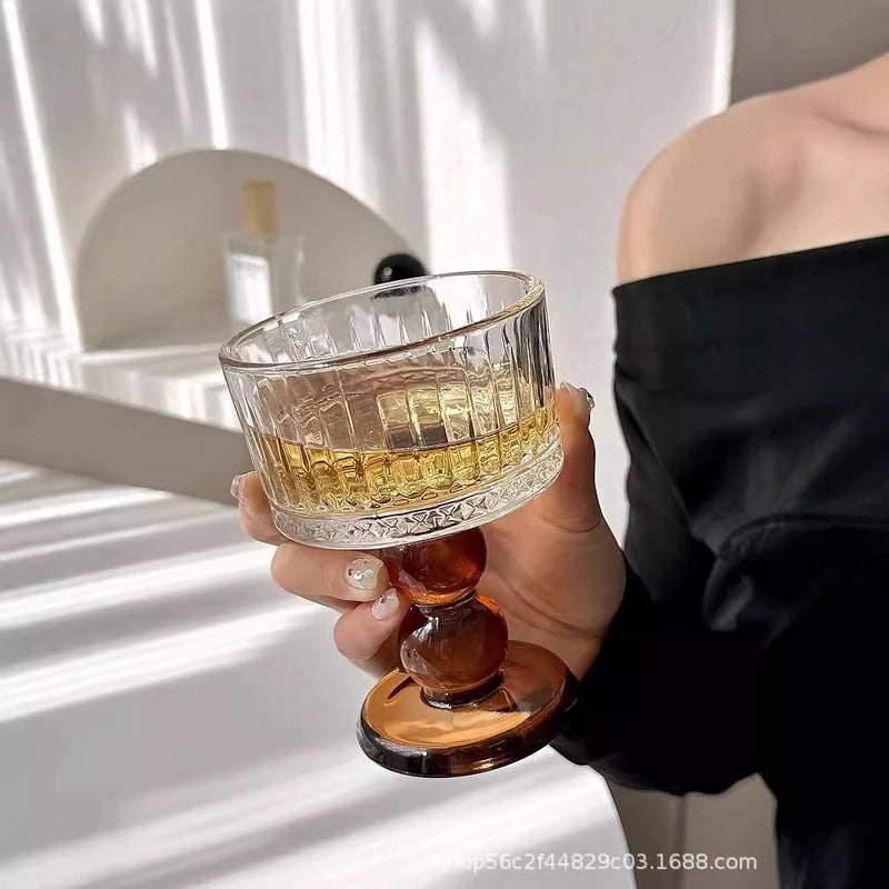 Elegant Solid Color Wine Glass - Casual & Glamorous Design | Home & Kitchen