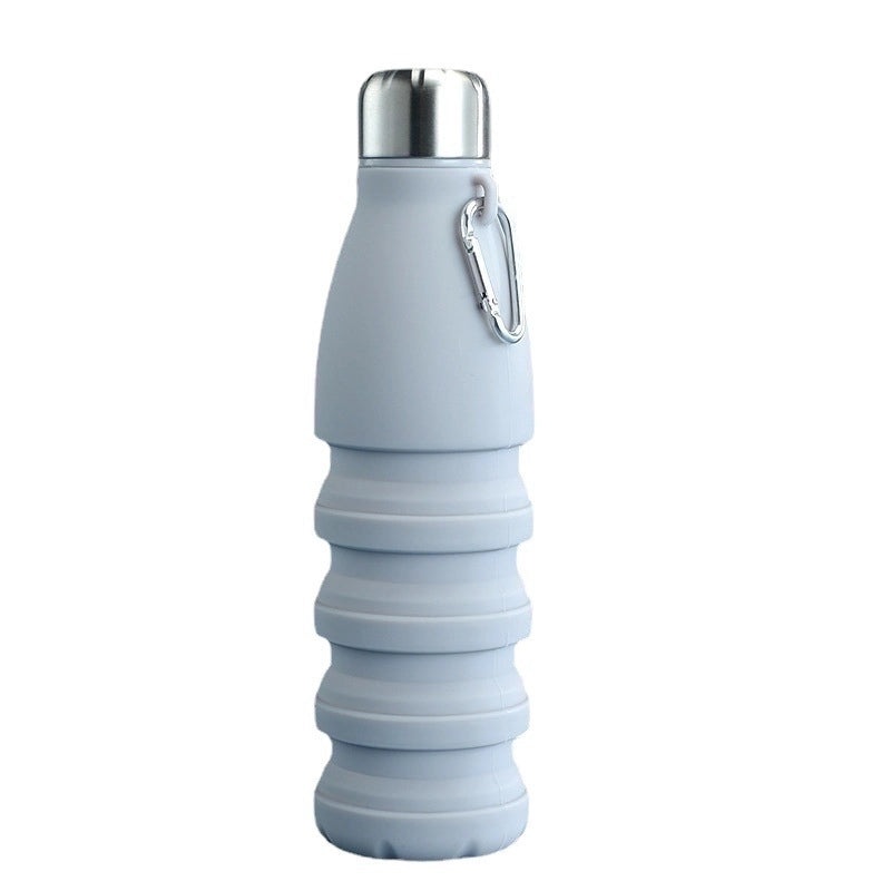 Stylish Solid Color Silicone Water Bottle 1 Piece | Drinkware & Accessories