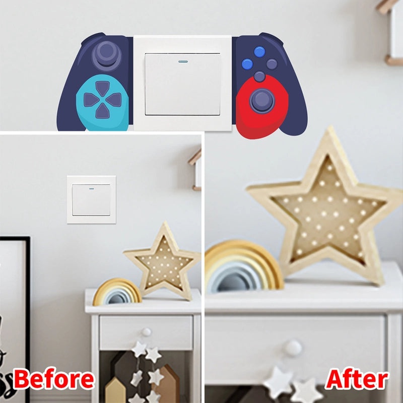 Gamepad PVC Wall Decal for Switch Console | Video Game Accessories