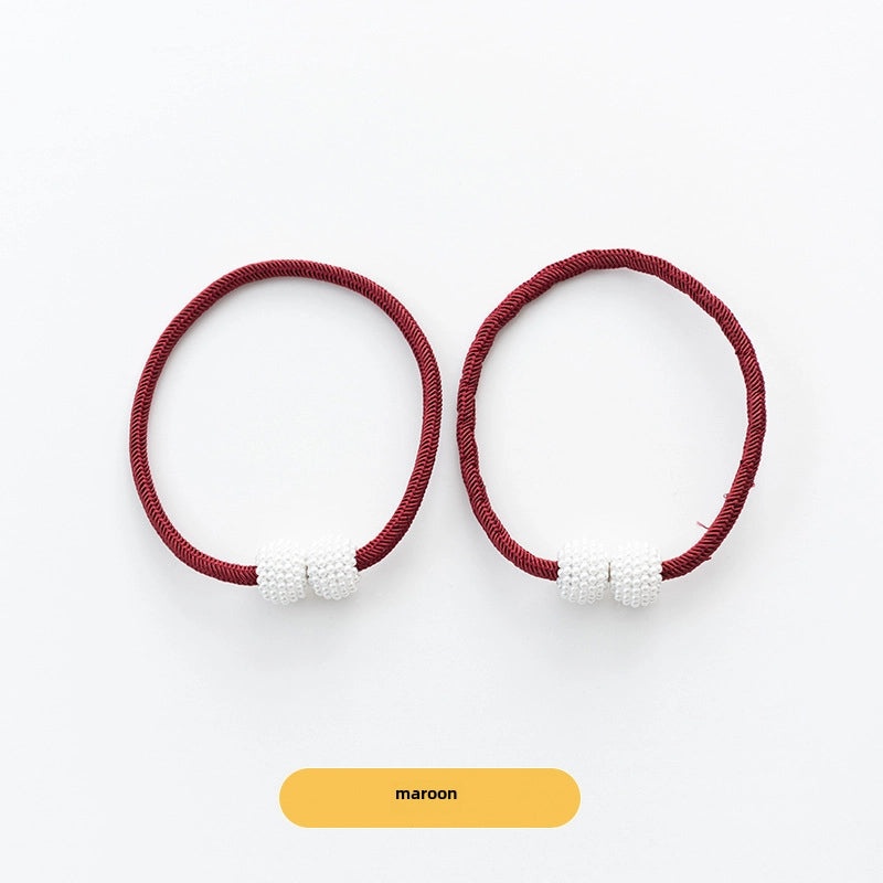 Affordable Pearl Magnetic Buckle Curtain Strap No Drilling Easy Install | Home Decor Curtain Accessories