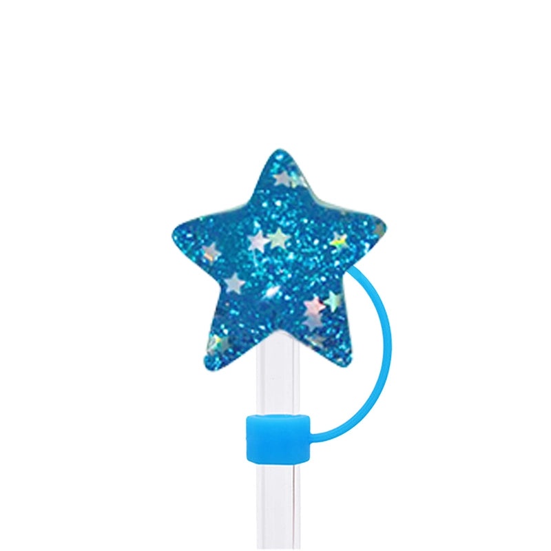 Cute Star Silica Gel Straw Cap for Drinks | Drinkware Accessories