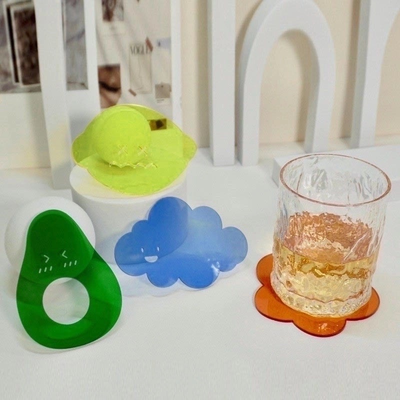 Solid Color Acrylic Placemat for Casual Vacation Use 1 Piece | Home & Kitchen Tableware