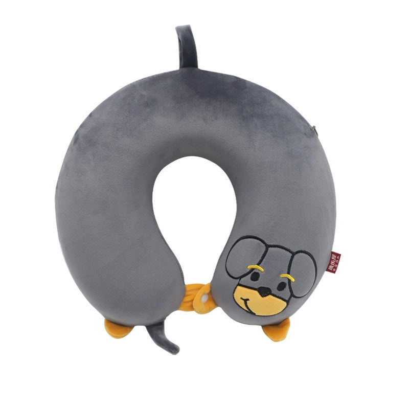 Cartoon Memory Foam U-Shaped Neck Pillow for Travel, Office, and Home | Travel Accessories