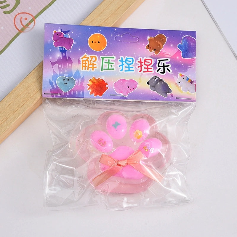 Transparent Cat Claw Crystal Pinch Toy for Girls | Stress Relief Toy