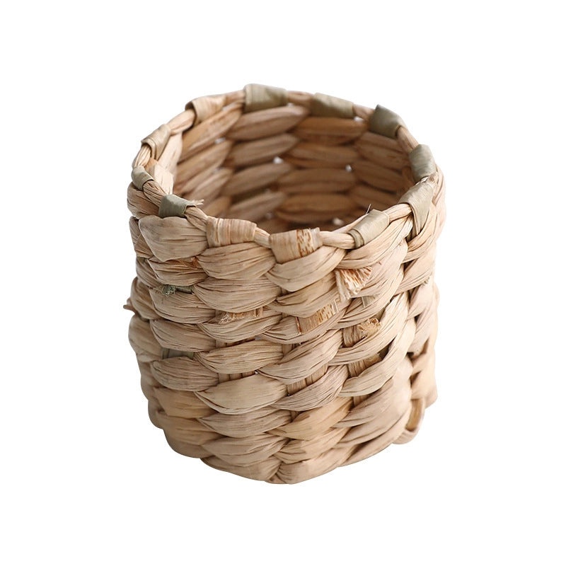 Handwoven Gourd Grass Napkin Ring Straw Buckle Rustic Western Restaurant Table Decor|Tableware & Dining Accessories