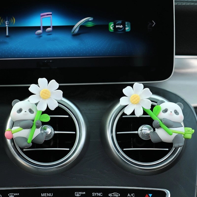 Cartoon Car Air Vent Perfume Diffuser Decorative Floating Animal Car Accessories Summer Trend | Car Accessories