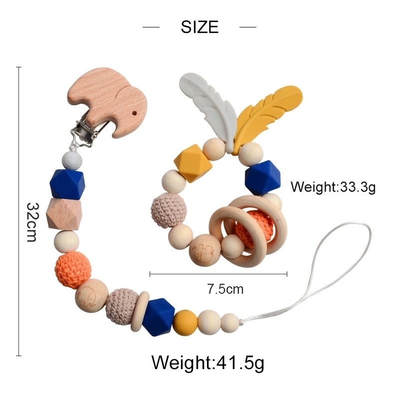 Colorful Feather Baby Hair Accessories Set | Baby Hair Accessories