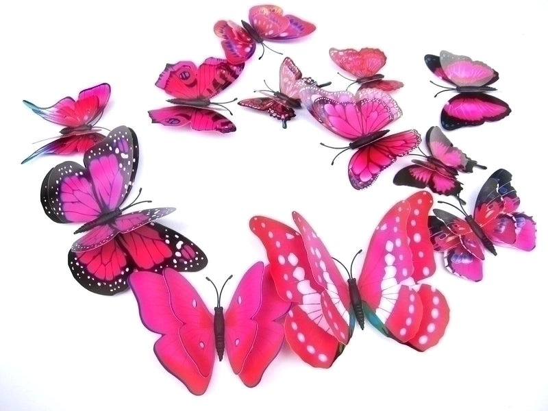 Elegant Butterfly Wall Decals 12-Piece Set for Home Decoration|Home Decor Wall Stickers