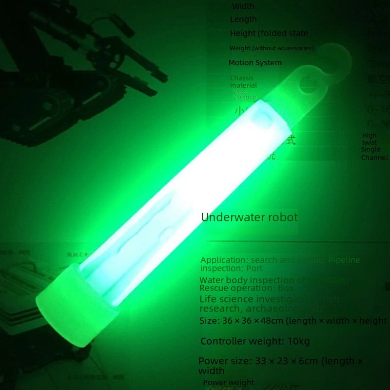 4-inch 6-angle Glow Stick with Hook for Emergency and Military Use | Outdoor & Tactical Gear