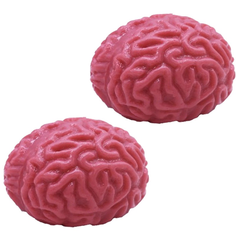 Soft TPR Rubber Brain Stress Ball Halloween Decompression Toy Funny Creative Whole Body Fidget Toy | Novelty Toys & Stress Relief