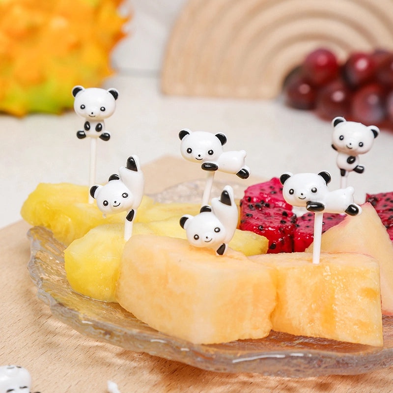 Cartoon Fruit Mini Fork Japanese Style Cute Kids Snack Pick|Kitchen & Dining Accessories