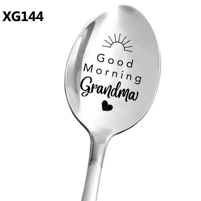 Trendy Stainless Steel Lettered Tableware Single Piece|Home & Kitchen Tableware