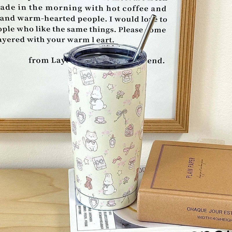 Adorable Animal Stainless Steel Thermos Bottle 304 Quality | Drinkware & Travel Mugs