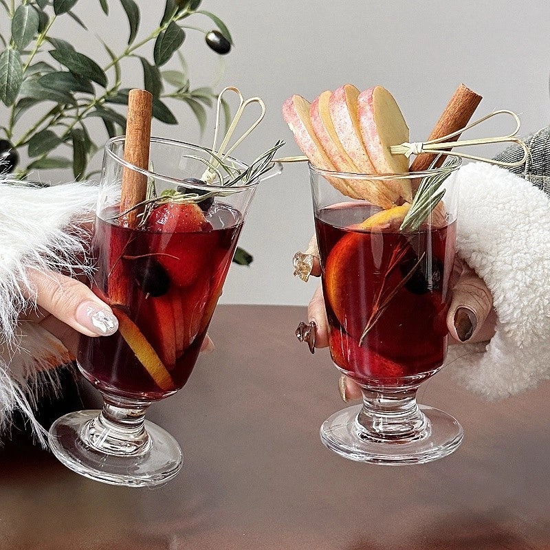 Elegant Solid Color Glass Wine Tumbler for Banquet & Daily Use