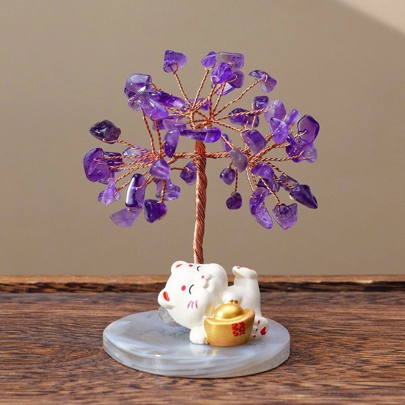 Minimalist Tree Crystal Ornament Decorative Artificial Home Accessories|Home Decor