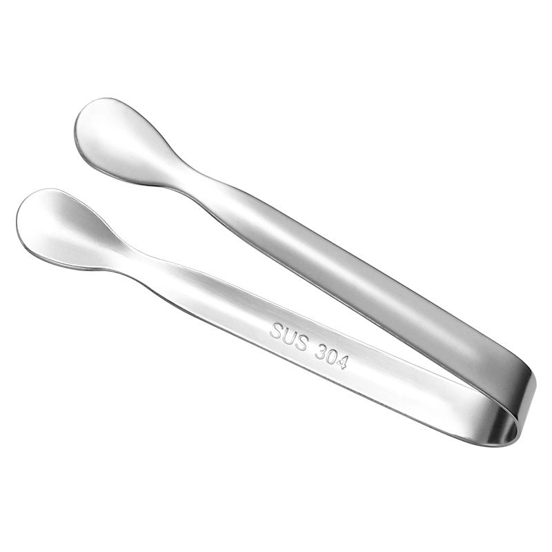 304 Stainless Steel Ice Tongs Thickened Metal Sugar Clip for Ice Blocks and Ice Grains|Kitchen Utensils & Tools