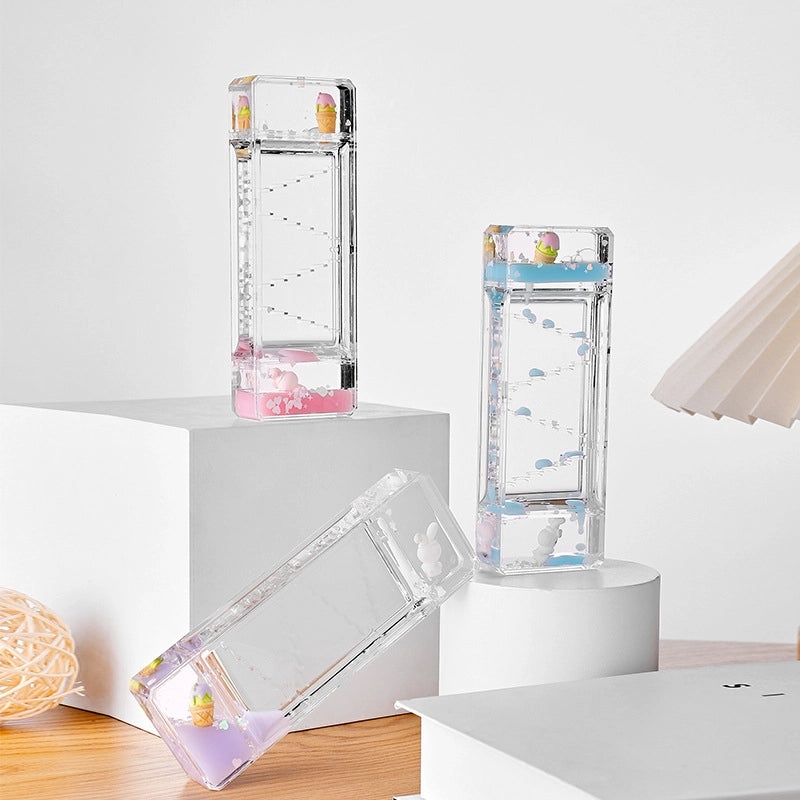 Creative Cartoon Liquid Oil Drop Ornament Transparent Acrylic Pressure Relief Craft|Home Decor Gifts