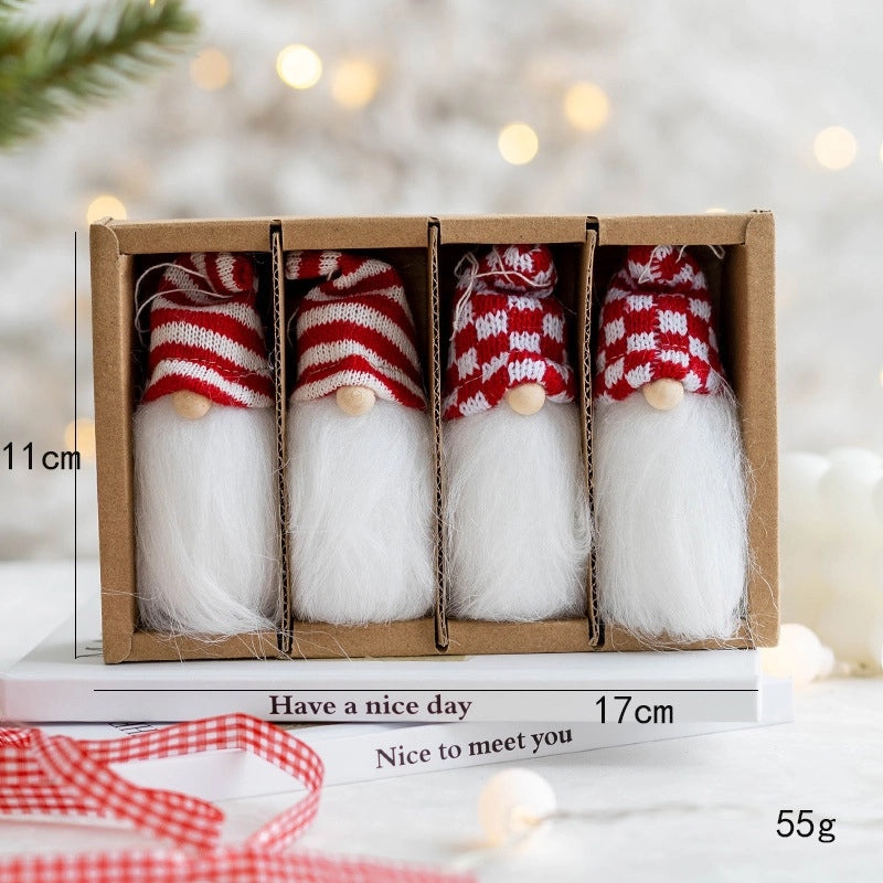 Christmas Cute Human Doll Hanging Ornaments for Holiday Party Decorations | Christmas Ornaments