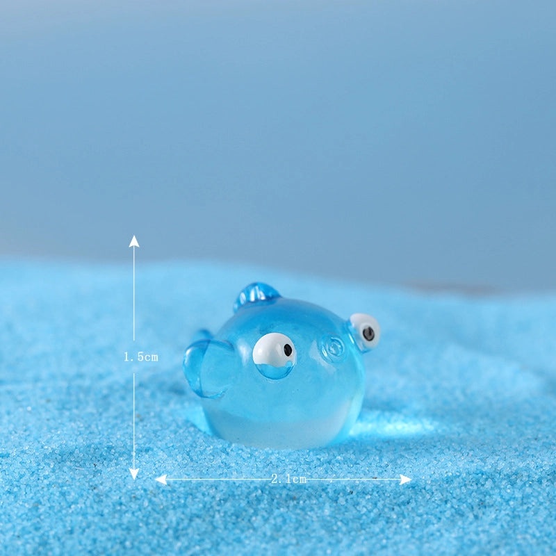 Marine Cartoon Resin Crab Shell and Whale Ornaments|Home Decor Accessories