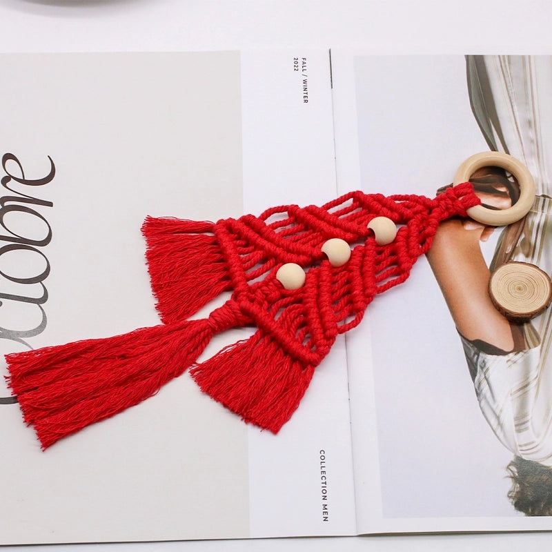 Christmas Cute Solid Color Cotton Tapestry Decorations|Home Decor