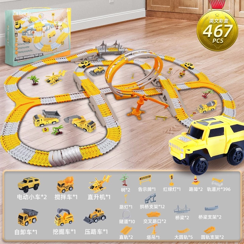 Explosions Kids Educational DIY Electric Rail Car Toy Stall | Educational Toys & DIY Kits