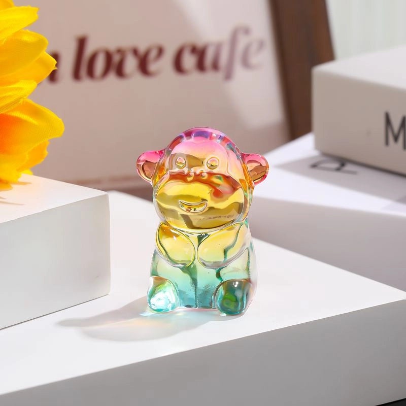 Charming Minimalist Animal Glass Ornaments|Home Decor