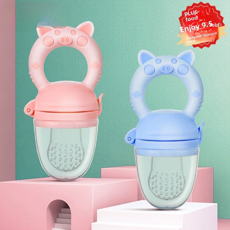 Baby Fruit & Vegetable Music Pig Teether Bag | Baby Teethers & Pacifiers