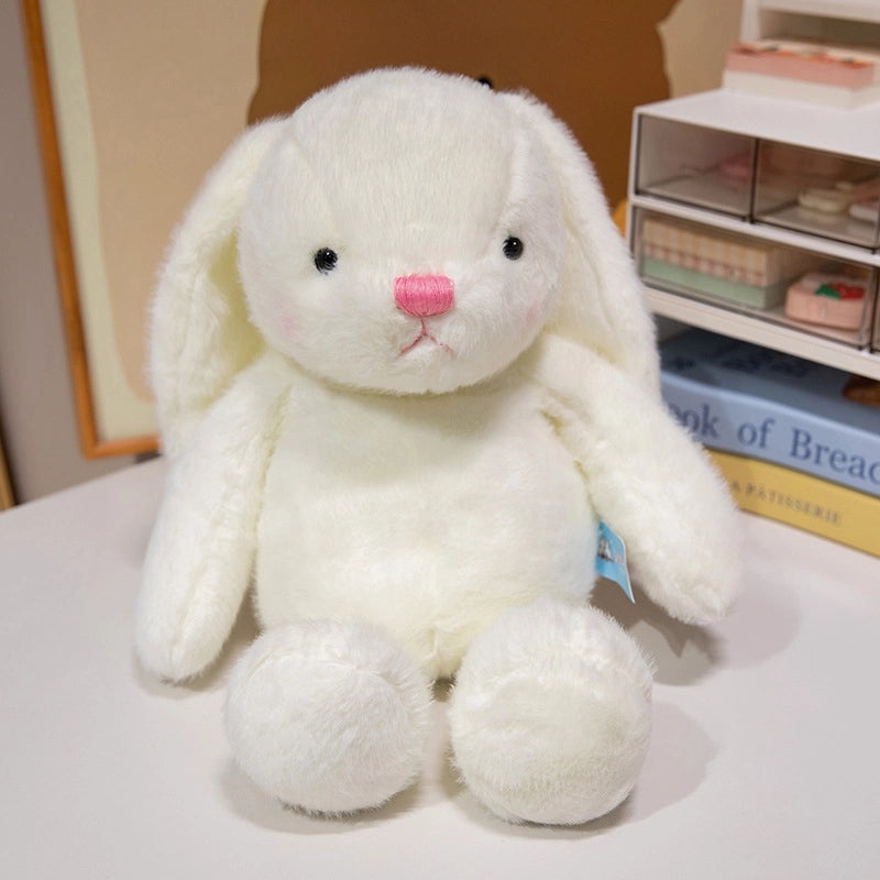Soft Plush Rabbit Toy Solid Color Stuffed Animal Filled with PP Cotton|Stuffed Animals & Plush Toys